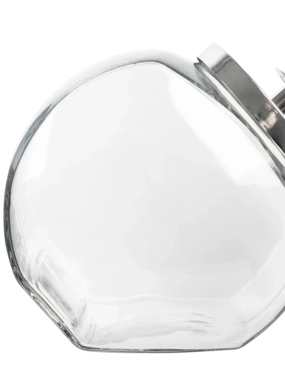 Anchor Hocking Glass 1/2 Gallon Penny Candy Jar w/ Chrome Cover